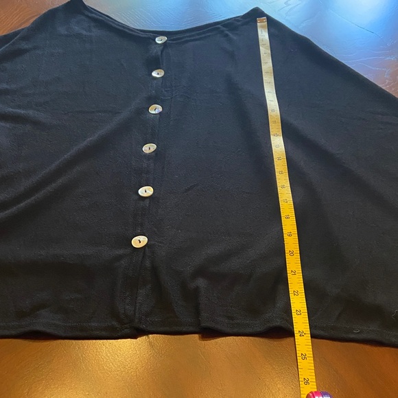 Button-Front Cape - Picture 5 of 9